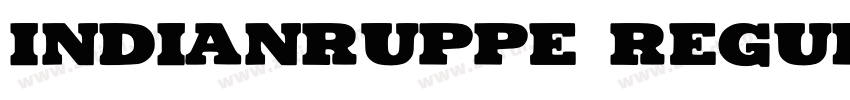 indianruppe regular字体转换